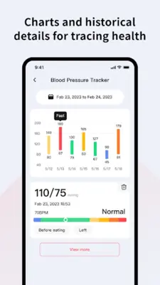 Heart Rate Health & BP Monitor android App screenshot 3